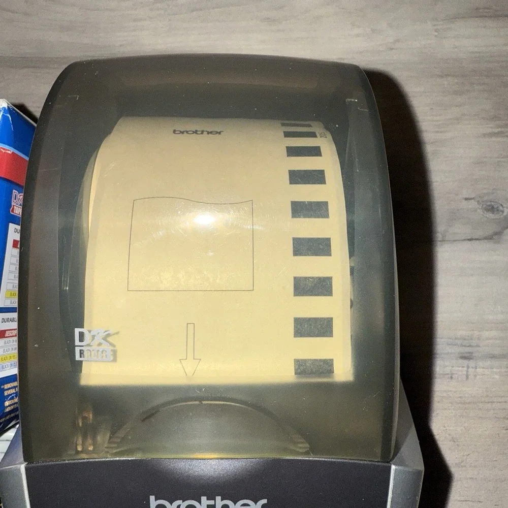 Brother QL-570 Professional Label Printer w/Power Cord s & 1 Extra Roll / Tested